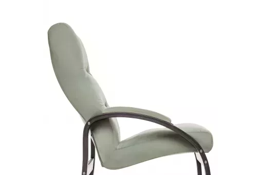 Кресло Leset Лион  Венге текстура V14 бирюзовый