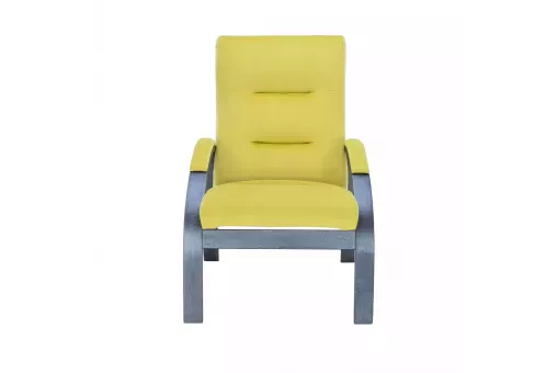 Кресло Leset Лион  Венге текстура V28 желтый