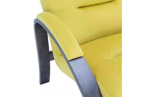 Кресло Leset Лион  Венге текстура V28 желтый