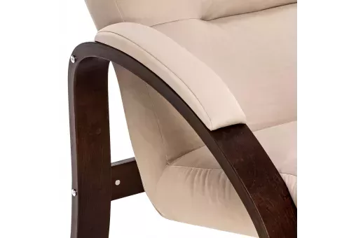 Кресло Leset Лион  Орех текстура V18 бежевый