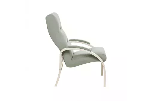 Кресло Leset Лион  Слоновая кость V14 бирюзовый