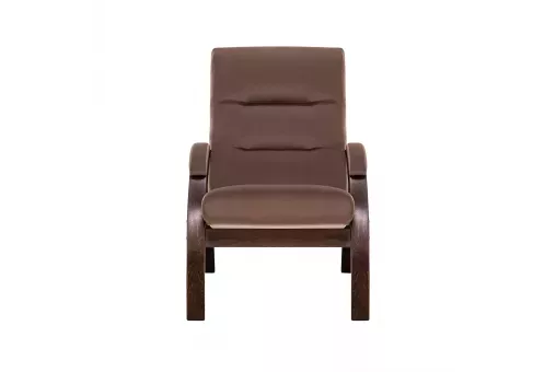 Кресло Leset Лион  Орех текстура V23 молочный шоколад