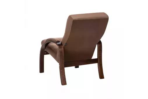 Кресло Leset Лион  Орех текстура V23 молочный шоколад