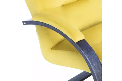 Кресло Leset Монэ  Венге текстура V28 желтый