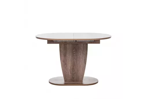 Стол раздвижной Leset Меган  Дуб сакраменто - компаньон Антрацит 