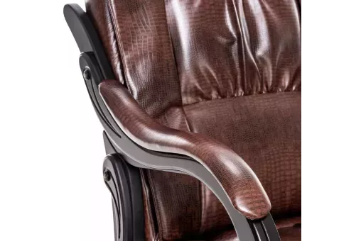 Кресло-маятник Модель 78 Венге к / з Antik crocodile  Венге Antik crocodile