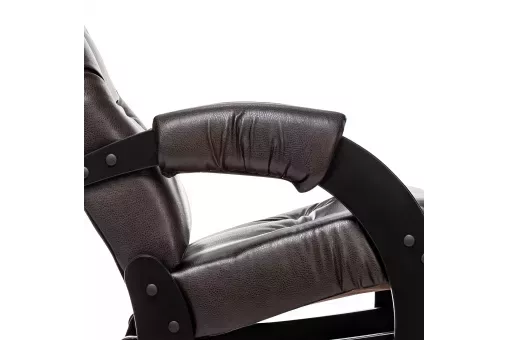 Кресло-качалка Модель 68 (Leset Футура) Венге к / з Vegas Lite Amber  Венге Vegas Lite Amber