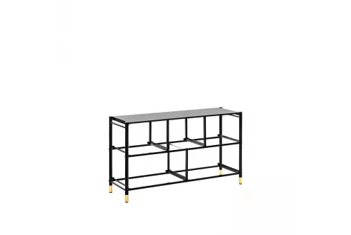 Комод Leset Хайди широкий 5 ящиков Чёрный