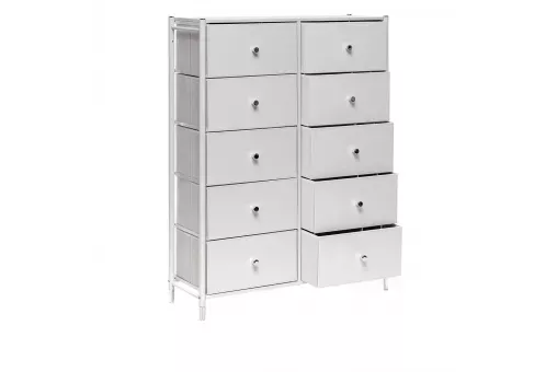 Комод Leset Хайди 10 ящиков Белый