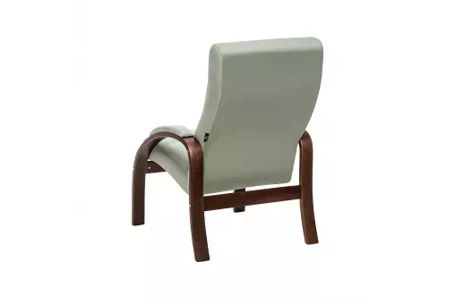 Кресло Leset Лион  Орех текстура V14 бирюзовый