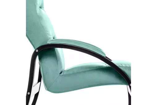 Кресло Leset Лион  Венге V43 зелёный