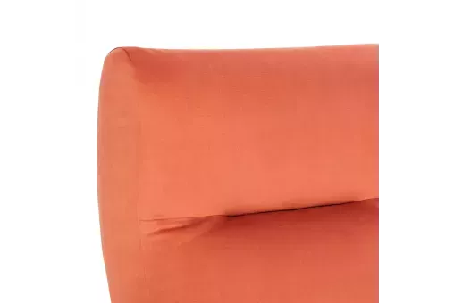 Кресло Leset Монэ  Орех текстура V39 оранжевый