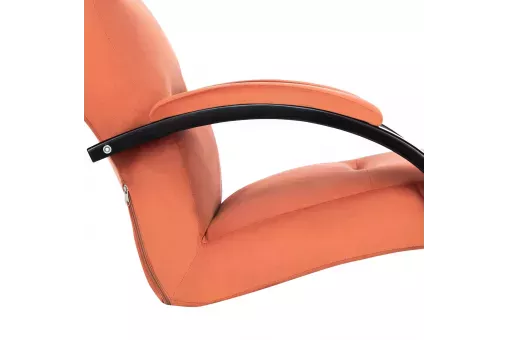 Кресло Leset Монэ  Венге V39 оранжевый