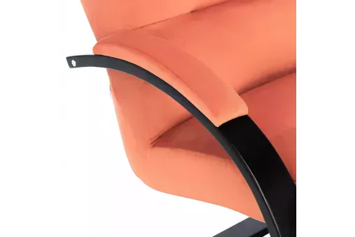 Кресло Leset Монэ  Венге V39 оранжевый