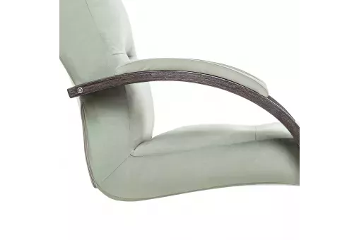 Кресло Leset Монэ  Венге текстура V14 бирюзовый