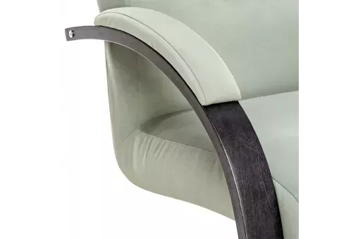 Кресло Leset Монэ  Венге текстура V14 бирюзовый