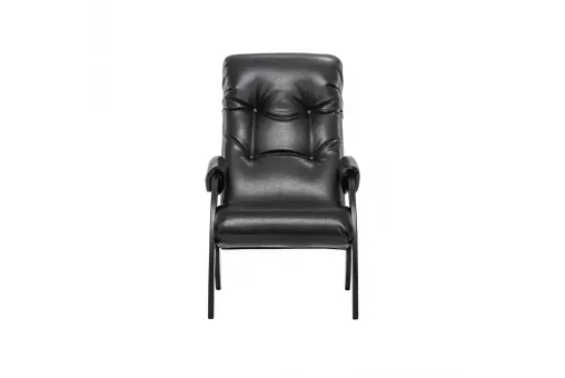 Кресло для отдыха Модель 61 Венге к / з Vegas Lite Black  Венге Vegas Lite Black