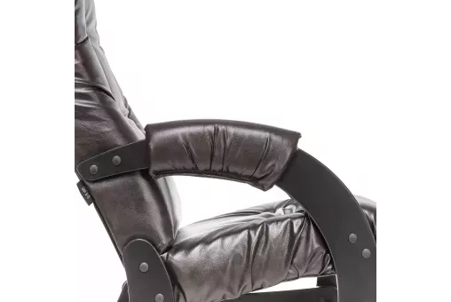 Кресло-качалка Модель 68 (Leset Футура) Венге к / з Oregon perlamutr 120  Венге Oregon perlamutr 120