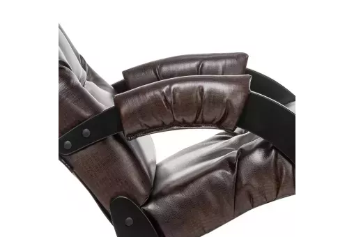 Кресло-качалка Модель 67 Венге к / з Antik crocodile  Венге Antik crocodile