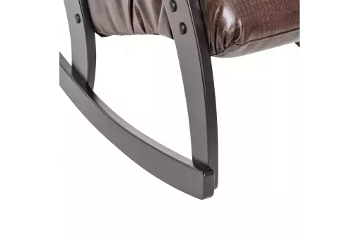 Кресло-качалка Модель 67 Венге к / з Antik crocodile  Венге Antik crocodile