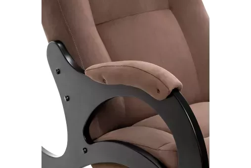 Кресло-качалка Модель 44  Венге V23 молочный шоколад