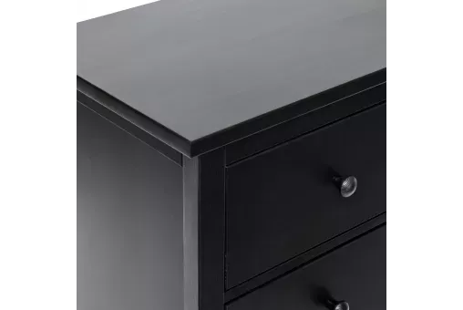 Leset Комод Мира-5 (Комод 05)  Чёрный 