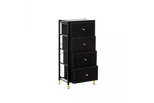 Комод Leset Хайди 4 ящика Чёрный