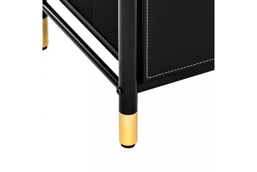 Комод Leset Хайди 5 ящиков Чёрный