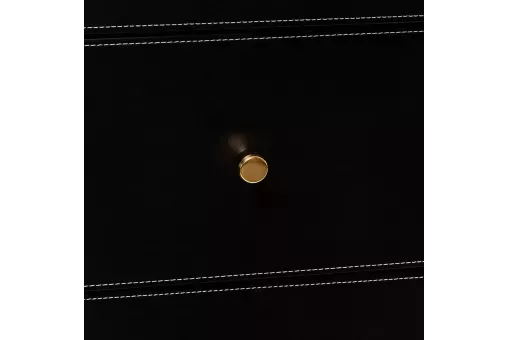 Комод Leset Хайди 6 ящиков Чёрный