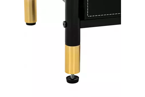 Комод Leset Хайди 8 ящиков Чёрный