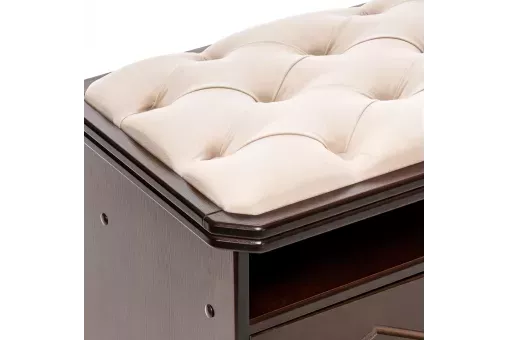 Банкетка Leset Патриция  Орех V18 бежевый