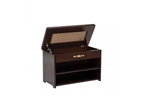 Обувница Leset Патриция  Орех Antik crocodile