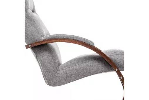 Кресло-качалка Leset Милано  Орех текстура Malmo 90