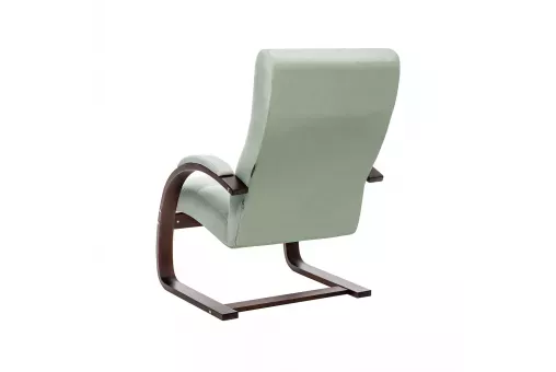 Кресло Leset Монэ  Орех текстура V14 бирюзовый