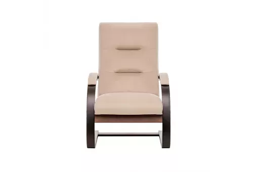 Кресло Leset Монэ  Орех текстура V18 бежевый