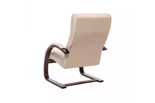 Кресло Leset Монэ  Орех текстура V18 бежевый