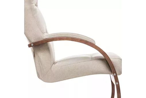 Кресло Leset Монэ  Орех текстура Malmo 05