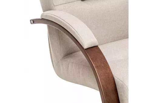 Кресло Leset Монэ  Орех текстура Malmo 05