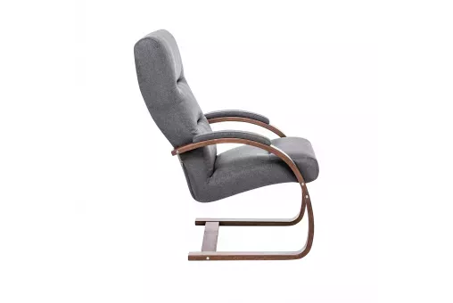Кресло Leset Монэ  Орех текстура Malmo 95
