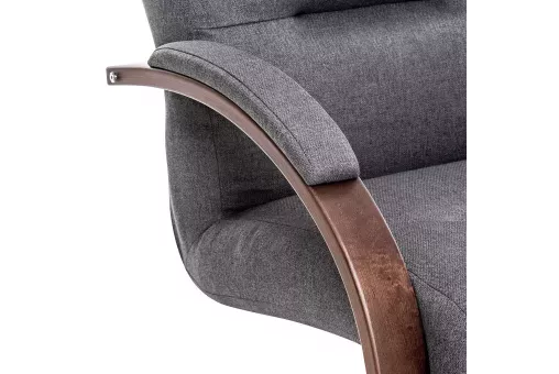 Кресло Leset Монэ  Орех текстура Malmo 95