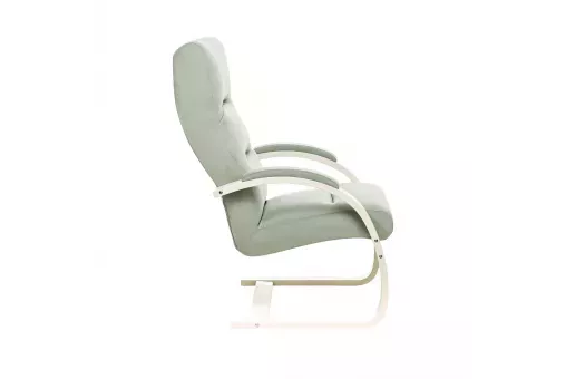 Кресло Leset Монэ  Слоновая кость V14 бирюзовый