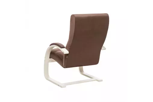 Кресло Leset Монэ  Слоновая кость V23 молочный шоколад