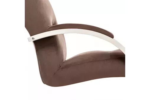 Кресло Leset Монэ  Слоновая кость V23 молочный шоколад