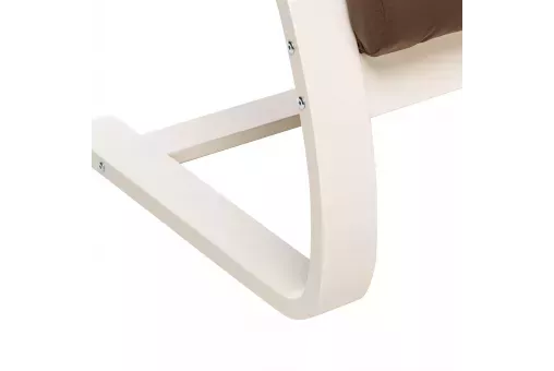 Кресло Leset Монэ  Слоновая кость V23 молочный шоколад