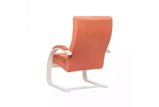 Кресло Leset Монэ  Слоновая кость V39 оранжевый