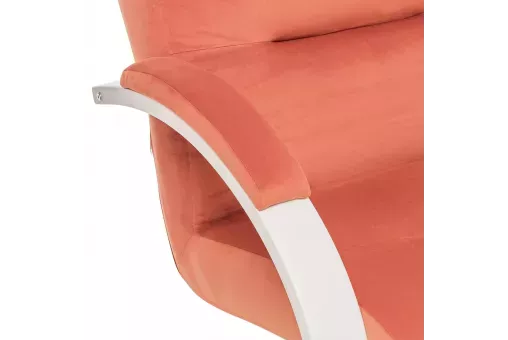 Кресло Leset Монэ  Слоновая кость V39 оранжевый