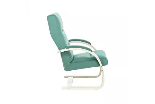 Кресло Leset Монэ  Слоновая кость V43 зелёный