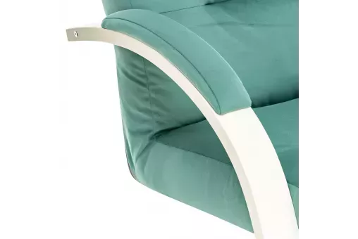 Кресло Leset Монэ  Слоновая кость V43 зелёный