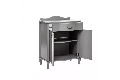 Комод Leset Джульетта с распашными дверцами  Серый ясень 