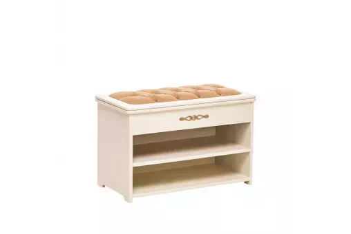 Обувница Leset Патриция  Дуб шампань Крем